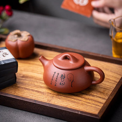 Yixing purple clay ceramic teapot -