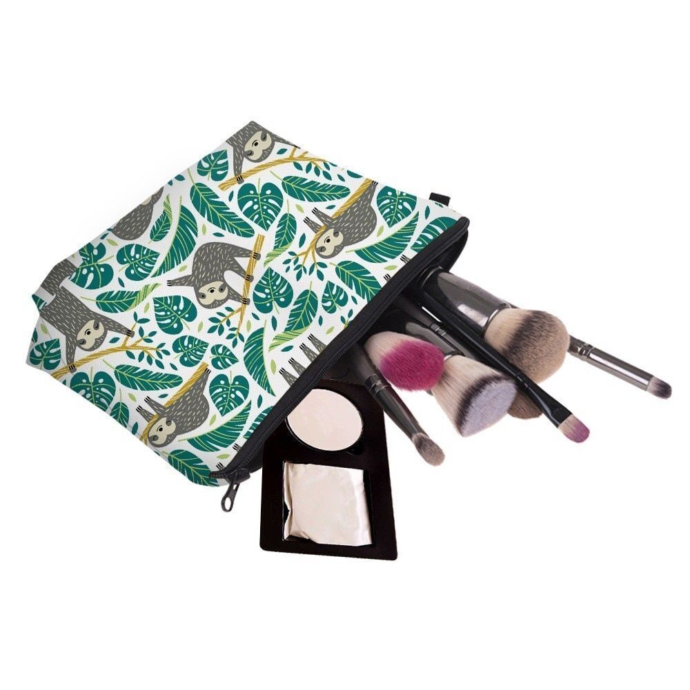 Cosmetic Bag Waterproof Printing Turtle Leaf Toilet Bag Custom Style Traveling