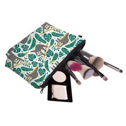 Cosmetic Bag Waterproof Printing Turtle Leaf Toilet Bag Custom Style Traveling