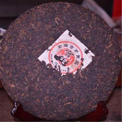红茶 357 克云南原装 Ripe Puer 蛋糕 Shu Pu-erh 茶 Meng Hai Royal Cha-