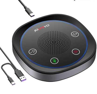 USB Conference Speaker, Microphone with Speakers, Omnidirection Zoom Mic Speaker