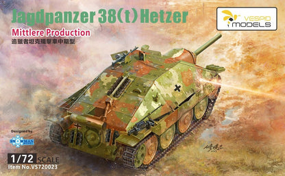 VESPID MODELS VS720023 1/72 Jagdpanzer38(t)Hetzer Mid Production
