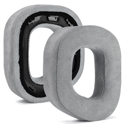 2Pcs L+R Breathable Ear Pads Cushion Cover For CORSAIR HS80 RGB Wireless Headset