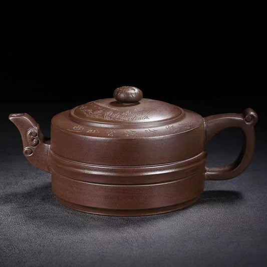 Vintage Chinese Yixing Purple Clay Teapot Zisha Ceremony Fashion Gift Teaware