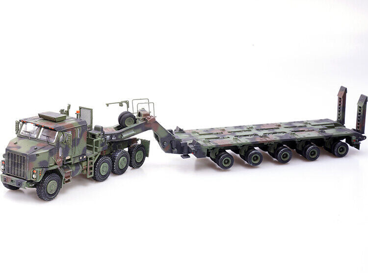 1:72 Panzerkampf M1070 Heavy Epuipment US ARMY Truck Transporter Diecast Model
