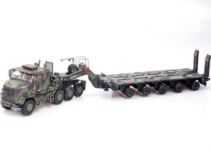 1:72 Panzerkampf M1070 Heavy Epuipment US ARMY Truck Transporter Diecast Model