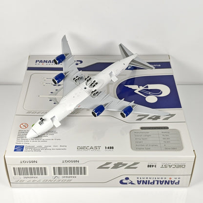 1:400 JC Wings Panalpina Boeing 747-8F Passenger Airplane Diecast Plane Model