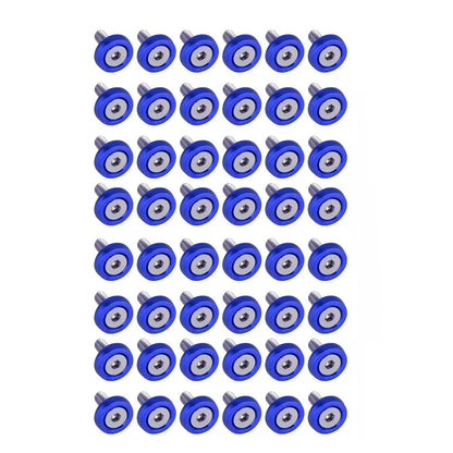 40PCS Washer+40PCS Nuts Fender Bumper Washer Bolt Engine Bay Dress Up Kit