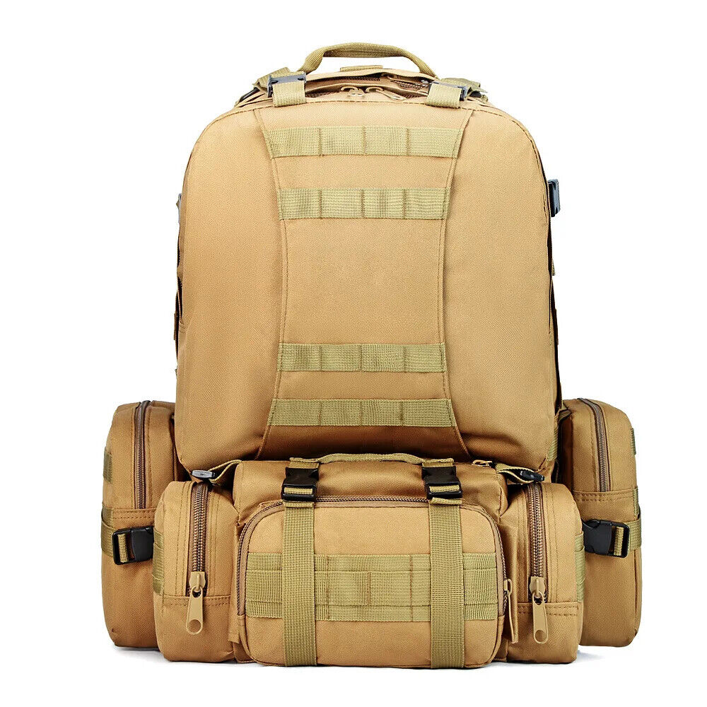 50L Tactical Backpack Backpacks Sport Bags Outdoor Trekking Camping Rucksack