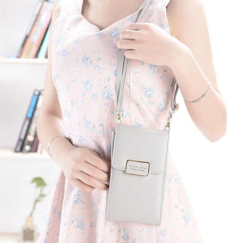 Mini Crossbody Shoulder Bag Flap Phone Pocket Purse Clutch Leather Hasp Handbag