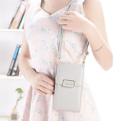 Mini Crossbody Shoulder Bag Flap Phone Pocket Purse Clutch Leather Hasp Handbag