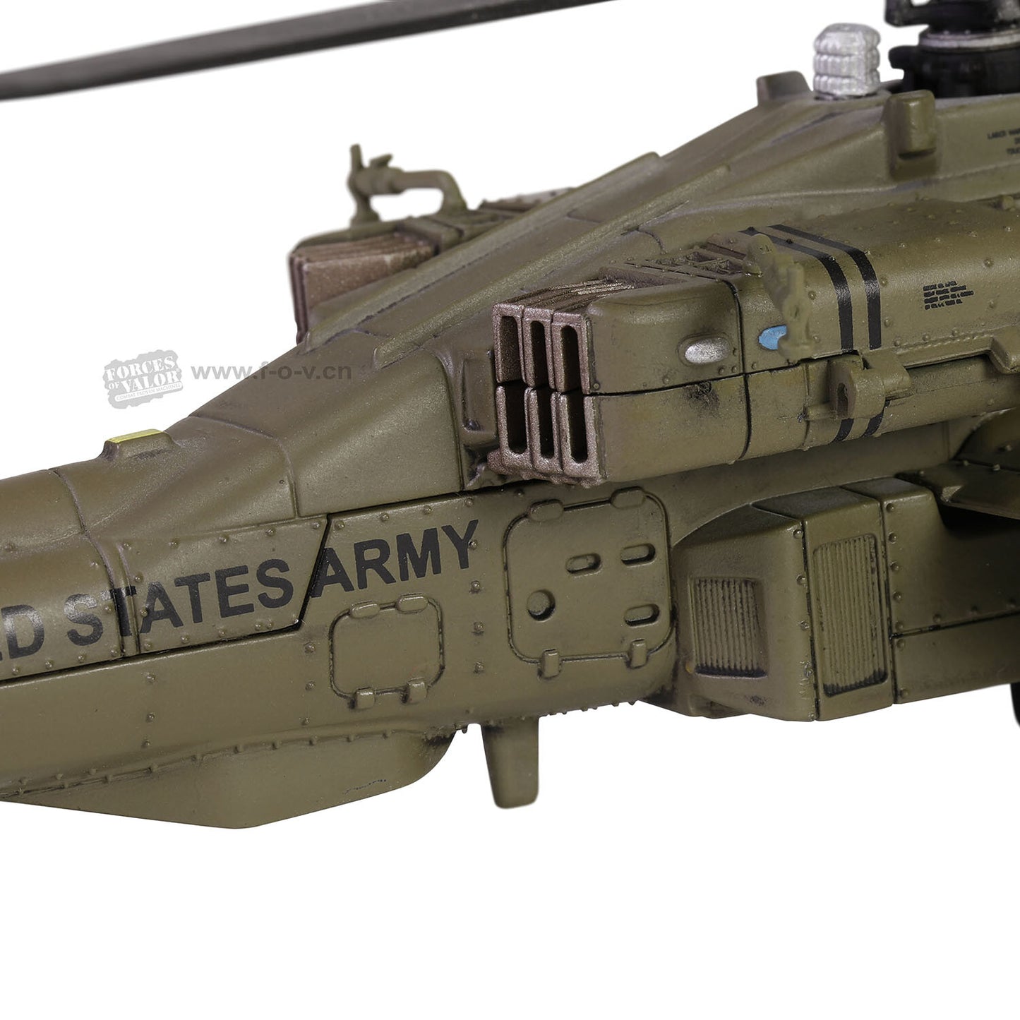 1:72 FOV U.S. ARMY BOEING AH-64 APACHE ARMED Helicopter Diecast Aircraft Model