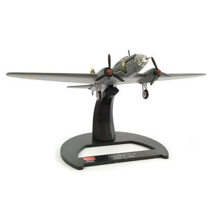 Alloy 1/144 Scale WWII Soviet IIyushin II-4 Bomber Airplane Model Collection