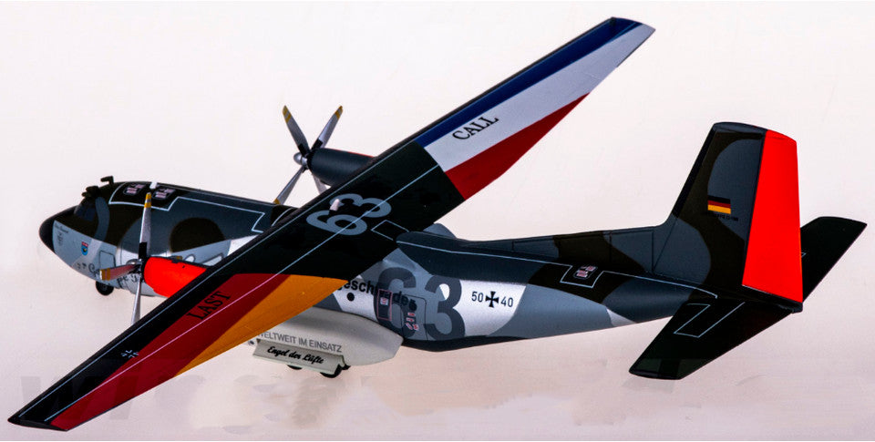 1:200 Herpa Luftwaffe Transall C-160 Aircraft Diecast Airplane Plane Model