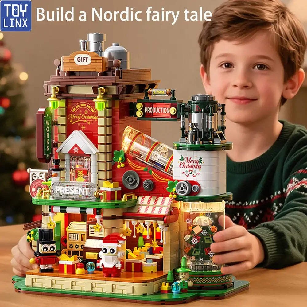 Christmas Building Block Factory Set – 2782 PCS DIY Kit
