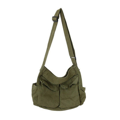 Women's Canvas Shoulder Bags Shopping Bags Ladies Shoulder Crossbody Bag