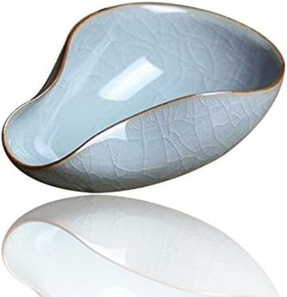 Porcelain Cha He Tea Vessel-coffee Beans Dosing Cup-ge Yao Tea Holder Accessory