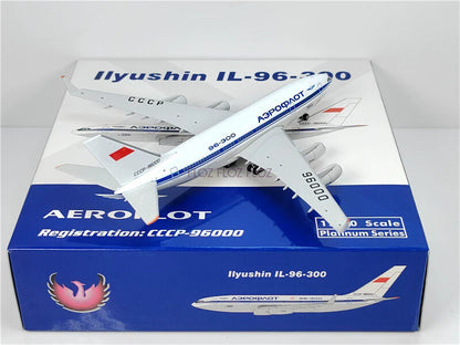 Phoenix AEROFLOT for llyushin IL-96-300 CCCP-96000 1:400 plane Pre-built Model