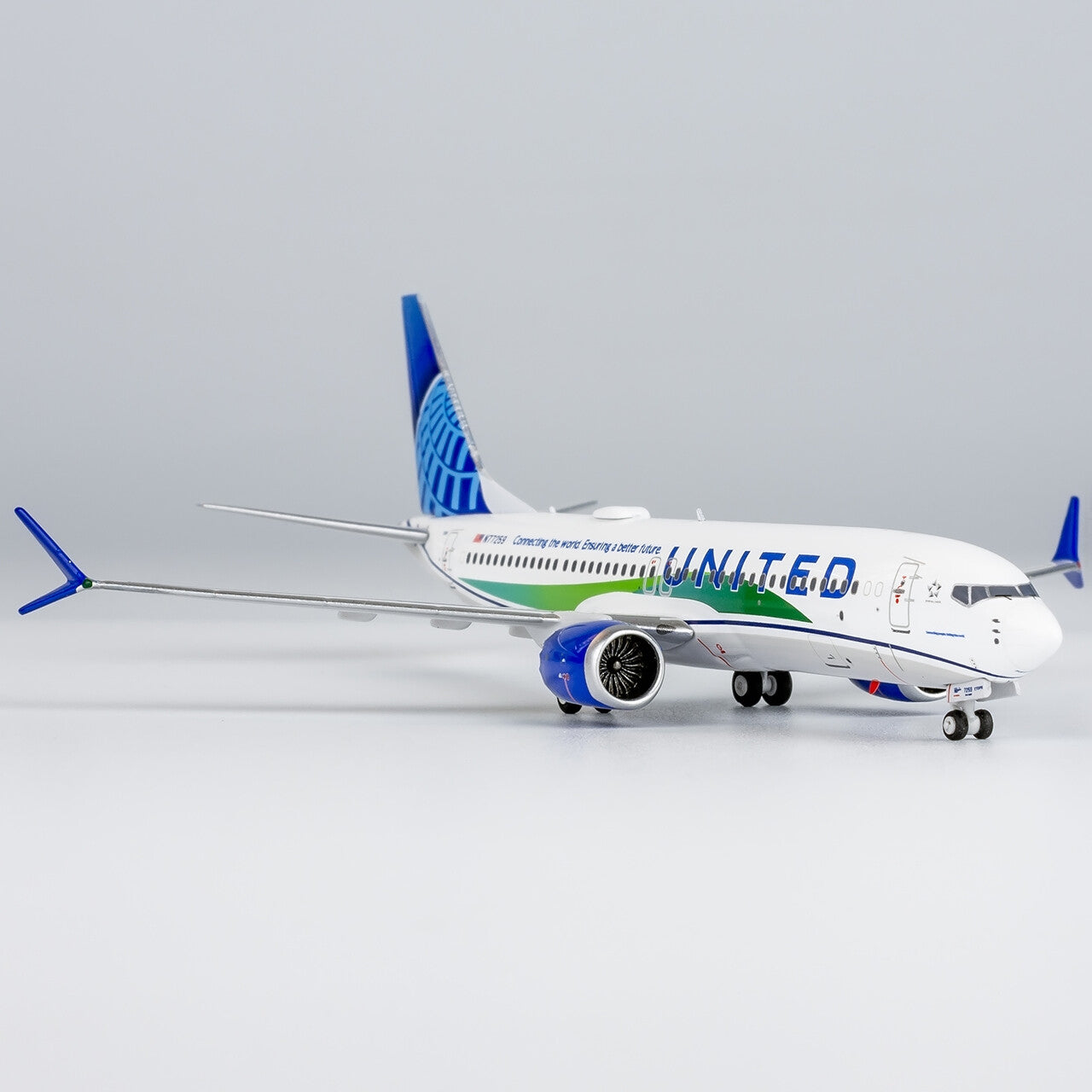 1:400 NG Model United Airlines BOEING B737 MAX 8 Airplane Diecast Aircraft Model