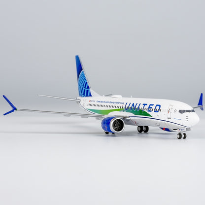 1:400 NG Model United Airlines BOEING B737 MAX 8 Airplane Diecast Aircraft Model