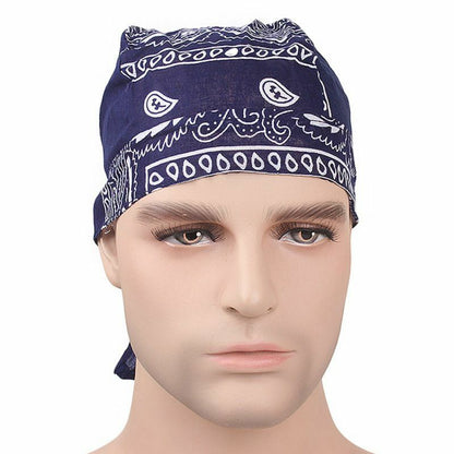 Cycling Head Scarf Quick Dry Bandana Hat Bike Cap Summer Running Riding Cotton