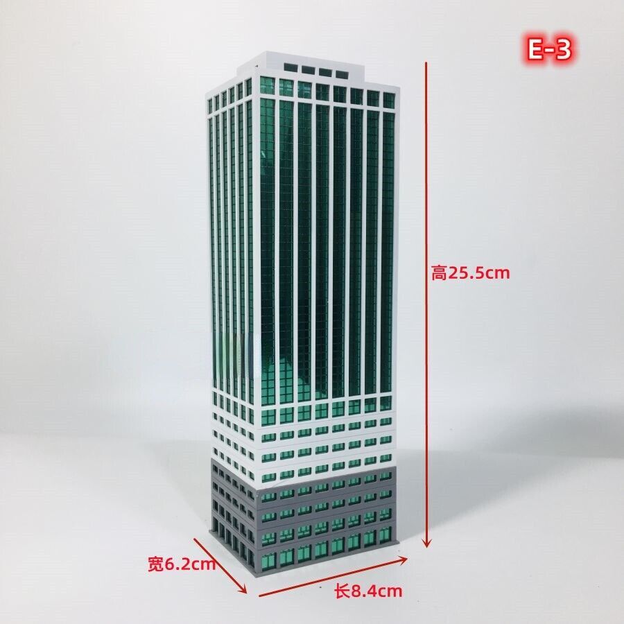 City HighHouse 1:300 Architectural Model Skyscraper Scene Building Model
