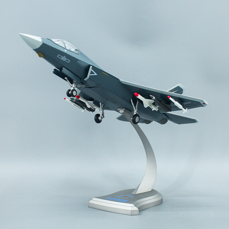 1:48 36CM J-35 Stealth Fighter Plane AIRSHOWCHINA Diecast Aircraft Model