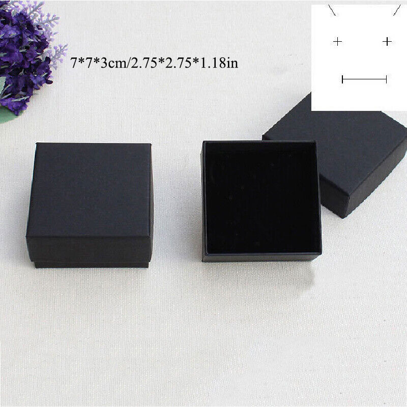 Fashion Ring Necklace Earring Bracelet Paper Bag Wedding Simple Jewelry Gift Box