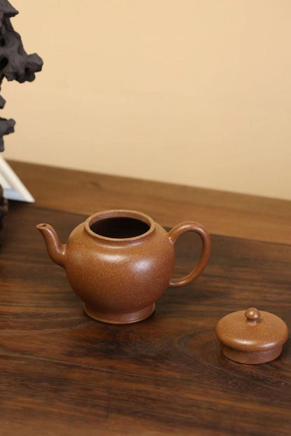 180cc Handmade Purple Sand Tea Pot in Yixing, China Jiangbaoni Gaoshi Hu Gongfu Tea Pot-