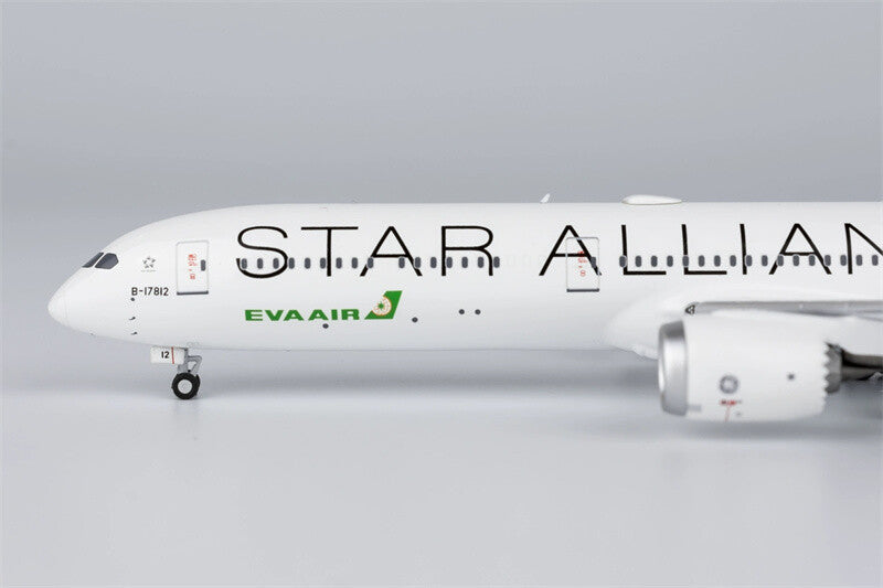 NG Model EVA AIR Star Alliance for Boeing B787-10 B-17812 1/400 Aircraft Model