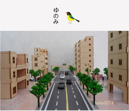 Urban Scene Building Model Handmade DIY Material Set Architecture School Model