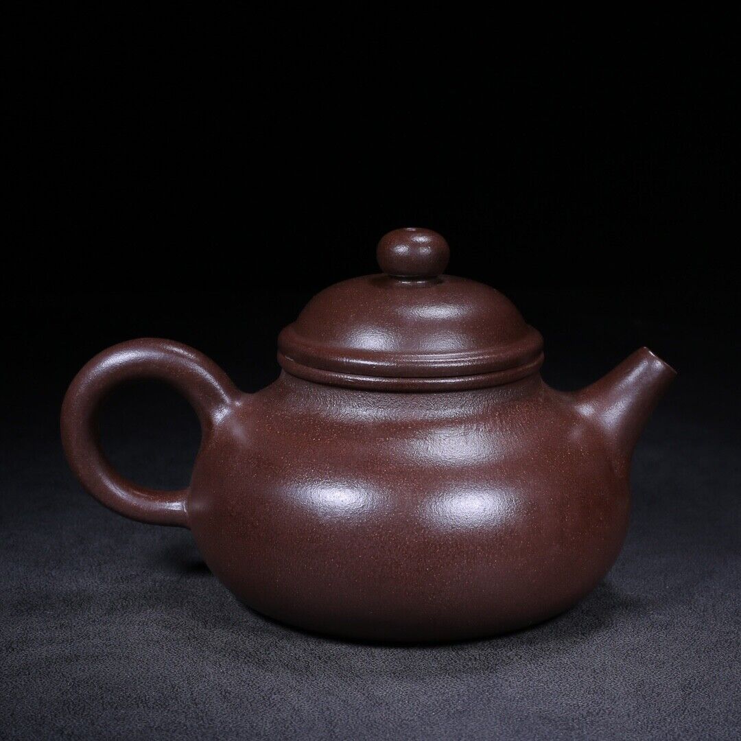 Chinese Yixing Zisha Clay Handmade Exquisite Teapot （容天 底款：景舟手制）