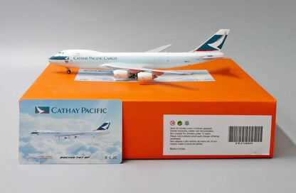 1:400 JC Wings CATHAY PACIFIC BOEING B747-8F Passenger Airplane Diecast Model
