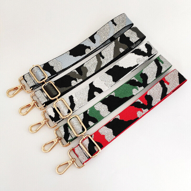Camouflage Print Bag Shoulder Strap Handbag Replacement Adjustable Belt Handle ⊰