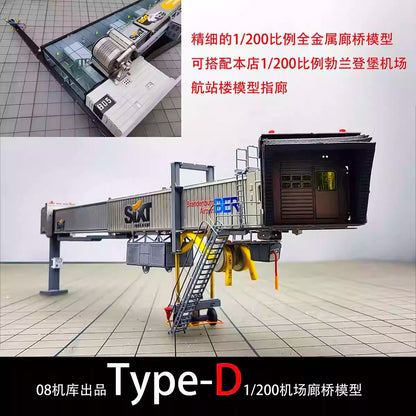 1/200 Airplane Airport Module Terminal Apron Model with Lighting