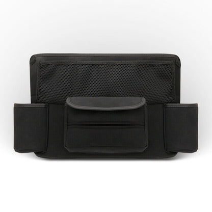 PU Leather Car Net Pocket Organizer Holder Between Seat Storage Bag Tissue Box