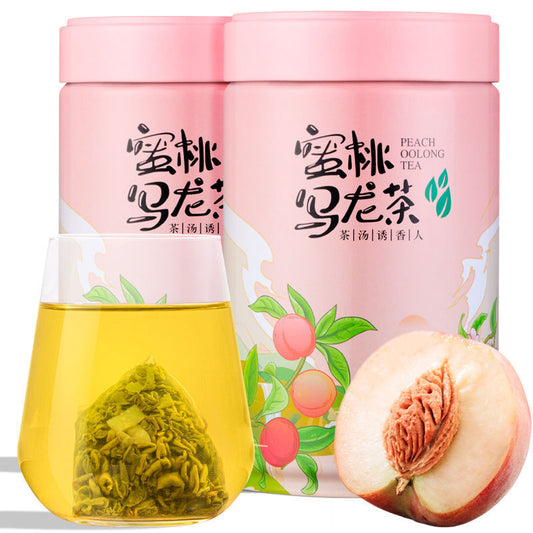 125g Peach Oolong Tea Herbal Tea Floral and Fruit Aroma Triangle Bagged Tea