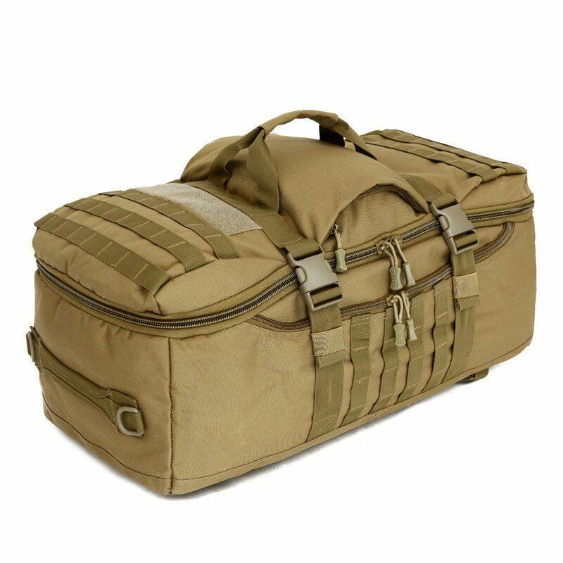60L Tactical Backpack Camping Hiking Trekking Bag 900D Waterproof Travel Outdoor