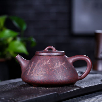 zisha Pottery clay Handmade tea pot kiln change handmade shipiao pot Teapot