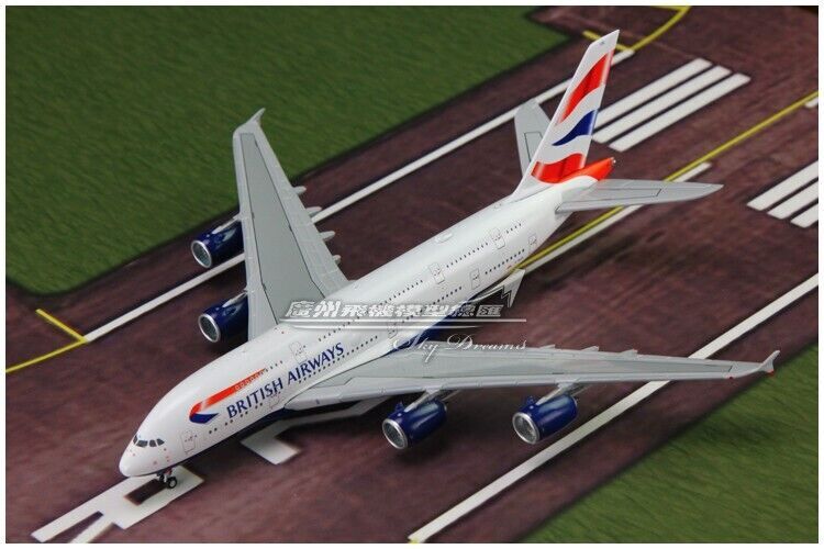 1:400 GeminiJets BRITISH AIRWAYS AIRBUS A380 Passenger Airplane Diecast Model