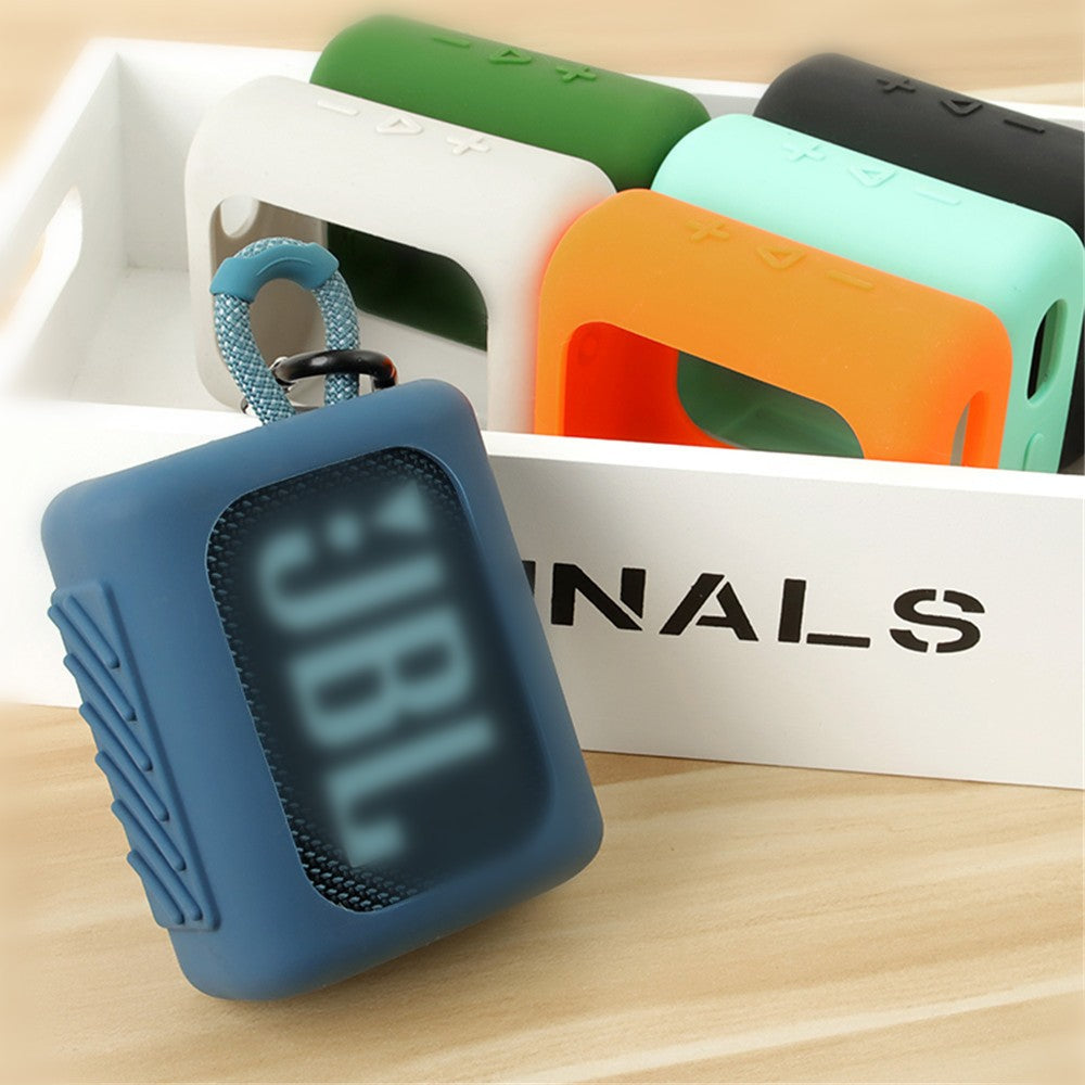 1*Silicone Carrying Travel Case For JBL GO 3 Portable Bluetooth Speaker 5 Color