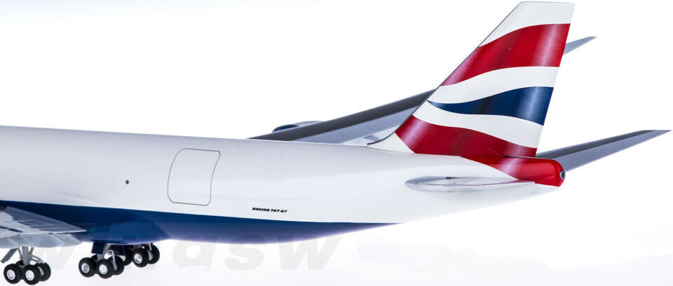 1:200 38CM Hogan BRITISH AIRWAYS WORLD CARGO B747-8F Aircraft ABS Plastic Model