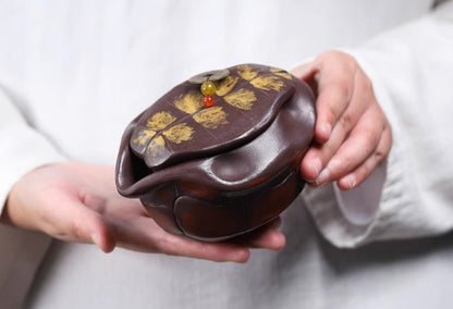250cc chinese Yixing Handmade Zisha GaiWan Purple Clay tea cup Gongfu tureen
