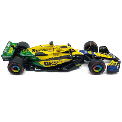 1/43 F1 McLaren MCL38 Model Car Diecast Toy Cars Monaco Grand Prix Oscar Piastri