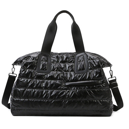 Women Big Capacity Quilted Yoga Sport Handbag Fitness Bag Travel Crossbody Bags