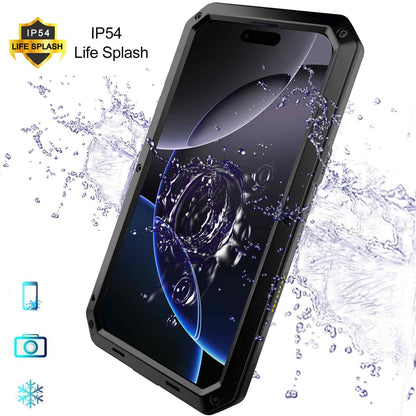 Heavy Duty Protection Armor Metal Case for iPhone 17e 17 16 Pro Max iPhone Air