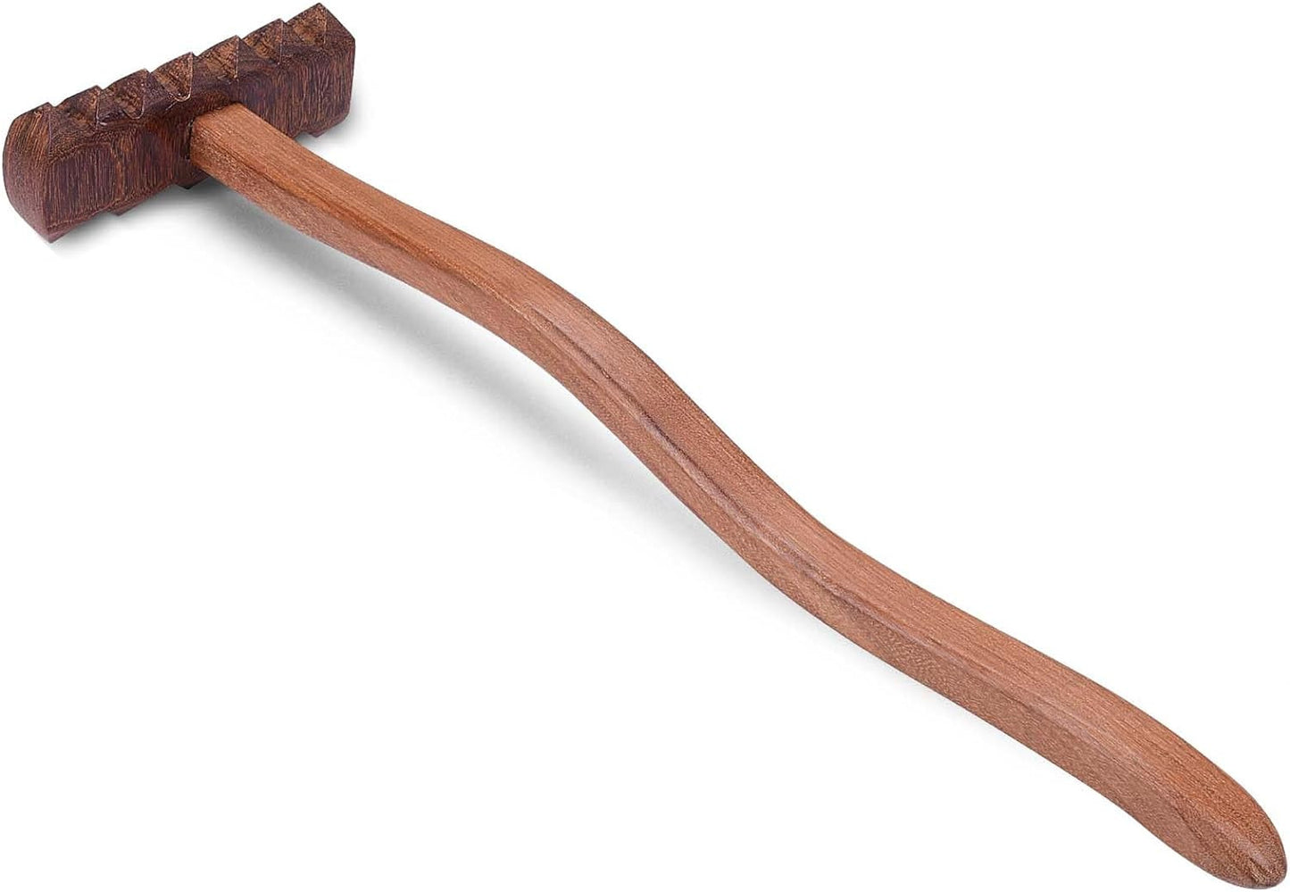 Wooden Back Scratcher Hard Durable Double Sided Scraper/Hammer Anti-Itch/Massage