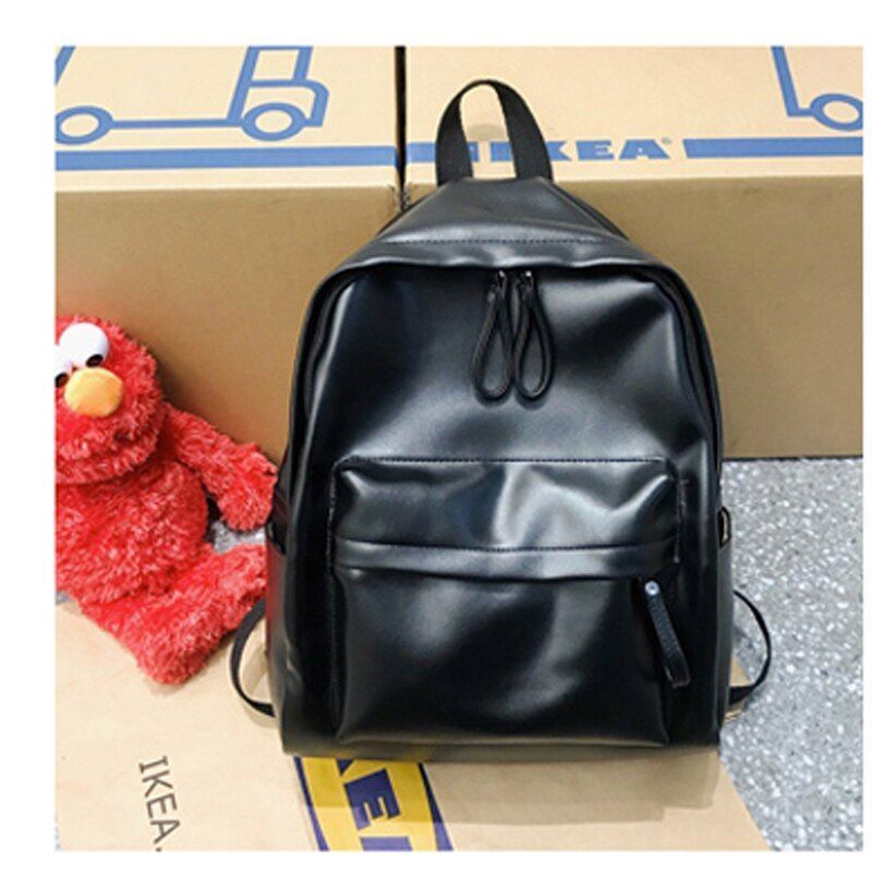 Fashion Backpack Large Leather Laptop High Quality Book Schoolbag Students 1 PC