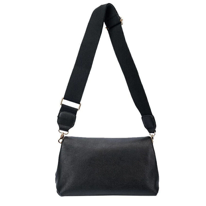 Celela Women Classic Clutch Wide Strap Crossbody Handbag Purse Bags Wallet