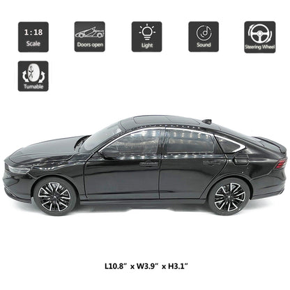 1:18 Honda Accord Model Car Diecast Toy Vehicle Toys for Kids Boys Gifts Adults